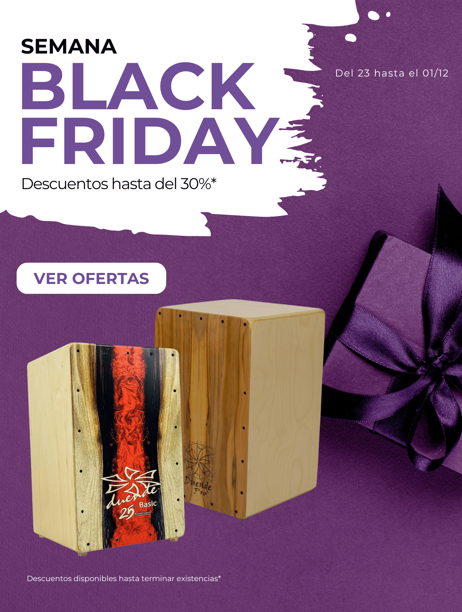 DUENDE デュエンデ PRO カホン スペイン製 DUENDE DUO デュエンデ